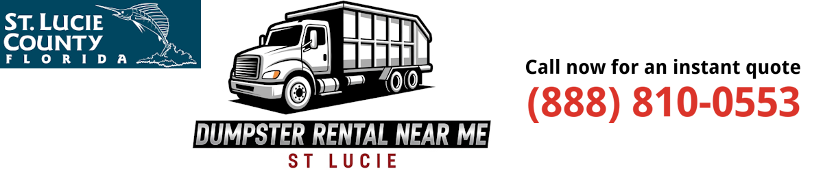 Dumpster Rental Near Me St Lucie